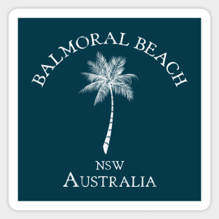 Balmoral Beach Sydney Australia NSW Vintage Palm Sticker